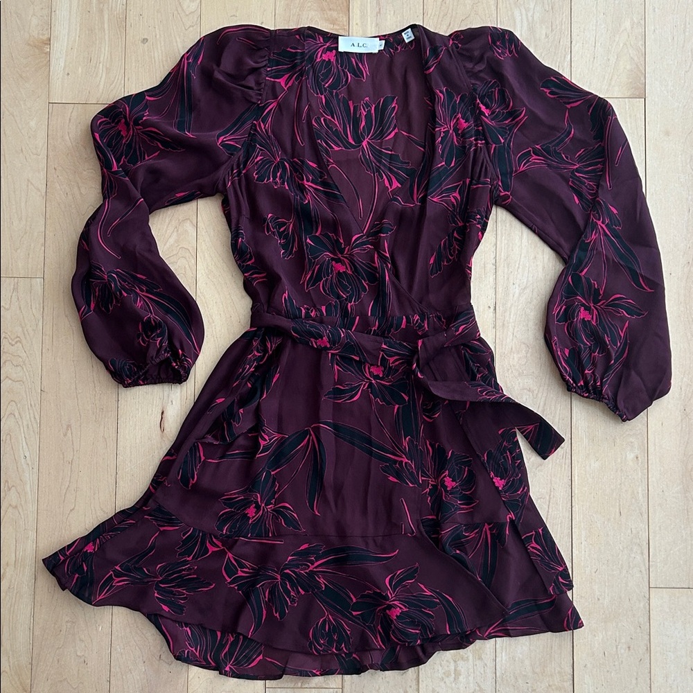 AYR silk floral dress